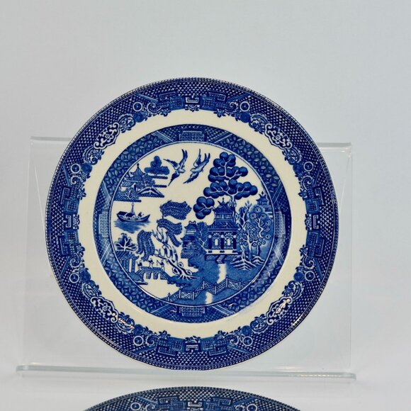Johnson Bros England Blue Willow Bread Plates Lot of 2 6.25" - Picture 2 of 7